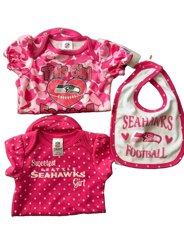 Seahawks body bambina rosa - seahawks,