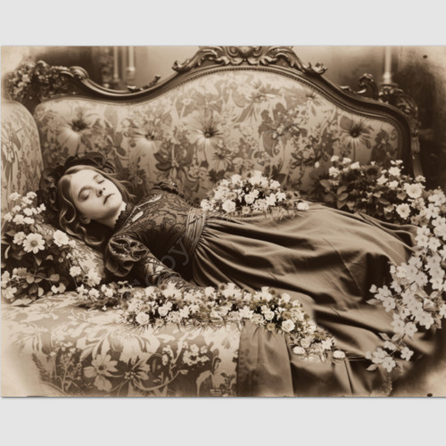 Young girl photo post - girl, mortem