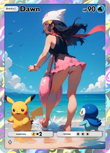 Custom waifu full - art,