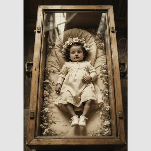 Girl glass casket - 4, photo