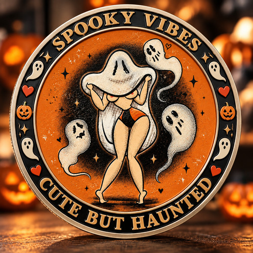 Spooky vibes ghost girl - vibes,
