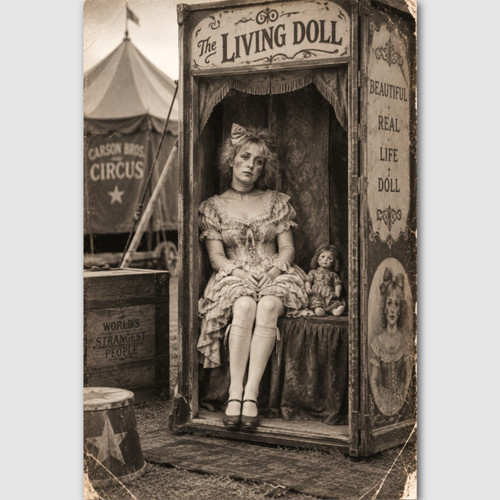 Circus living doll - circus,